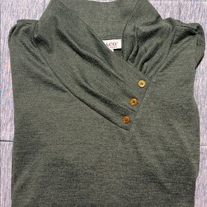 NWOT-d&co Lightweight green sweater